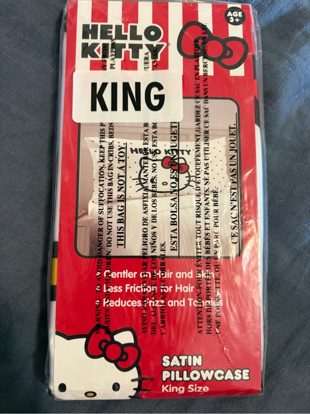 Hello Kitty Satin Pillowcase King Size - TWO